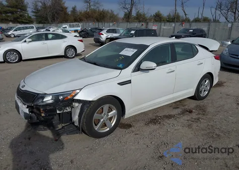 2015 Kia Optima Lx z USA, uszkodzony, nr VIN KNAGM4A72F5644145